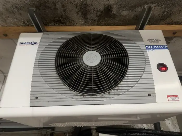 Hubbard cooler fan unit